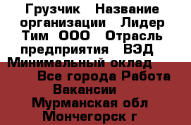 Грузчик › Название организации ­ Лидер Тим, ООО › Отрасль предприятия ­ ВЭД › Минимальный оклад ­ 32 000 - Все города Работа » Вакансии   . Мурманская обл.,Мончегорск г.